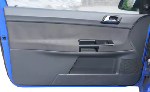 1x VW Polo 9N Türverkleidung Verkleidung Tür vorne links 2/3-Türer Griff Öffner (185253)