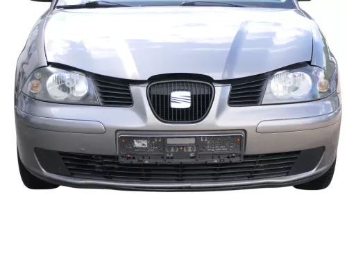 Seat Ibiza 6L Stoßstange Frontstoßstange vorne grau LS7U bis caAnfang2006 (185258)