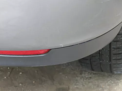 Seat Ibiza 6L Stoßstange Heckstoßstange hinten grau LS7U (185262)