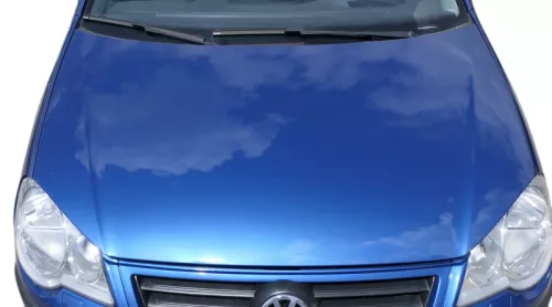 VW Polo 9N3 Cross Motorhaube KLappe vorne blau LA5K (185278)