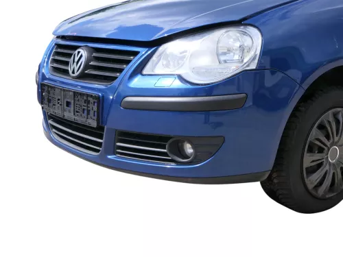 VW Polo 9N3 Stoßstange vorne Frontstoßstange Stoßfänger blau LA5K SWR (185280)