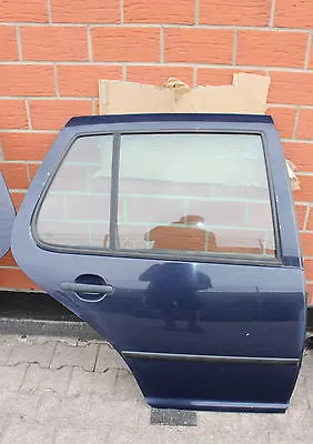 VW Golf 4 Limousine Tür hinten rechts 4-Türer blau LA5G (262082860879)