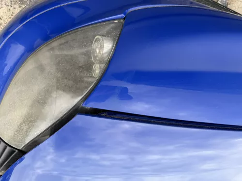 Seat Ibiza 6L Motorhaube Haube Klappe vorne blau LS5G 6L0823031D (180863)