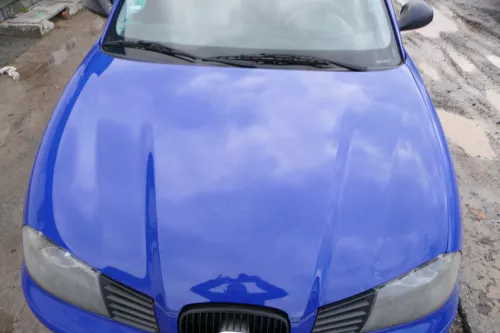 Seat Ibiza 6L Motorhaube Haube Klappe vorne blau LS5G 6L0823031D (180863)