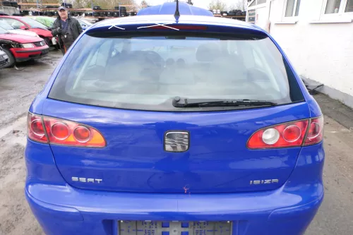 Ibiza 6L Heckklappe Klappe hinten Kofferraumklappe blau LS5G ohne Spoiler (180866)
