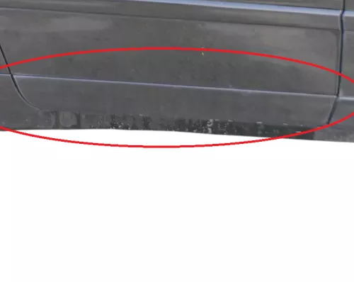 A4 B6 8E Zierleiste Leiste Abdeckung Tür hinten rechts unten schwarz 8E0853970 (185422)