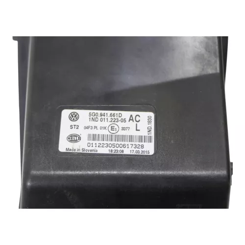 VW Golf 7 5G 1x Nebelscheinwerfer links 5G0941661D mit statischem Kurvenlicht (185438)