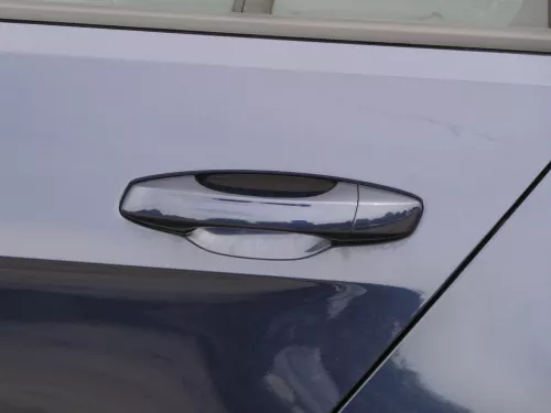 VW Golf 7 5G Türgriff Tür Griff hinten links außen blau LH5X + Kappe (185452)