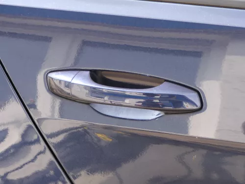 VW Golf 7 5G Türgriff Tür Griff hinten rechs außen blau LH5X + Kappe (185454)
