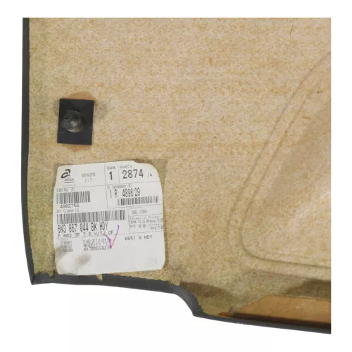 Polo 6N Seitenverkleidung Verkleidung Tür hinten rechts 2/3-Türer off-black  (185662)