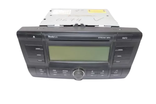 Skdoa Octavia Radio CD Player Original 1Z0035161C Stream mit Code MP3 (157118)