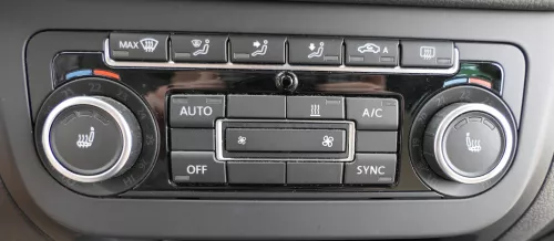 VW Golf 6 Eos Caddy Steuergerät Klimaanlage Klimabedienteil 5K0907044HD Heizung (116883)
