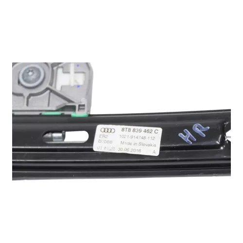A5 8T elektrischer Fensterheber Gestänge hinten rechts 8T8839462C ORIGINAL NEU	 (149587)