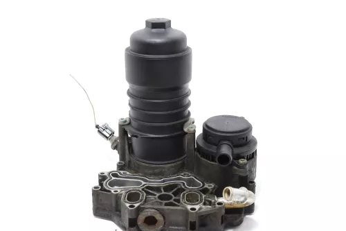 Audi A6 4F A4 8E B7 Ölkühler Halter Ölfilterflansch 059115397AC 3,0 2.7 BPP BMK  (157906)