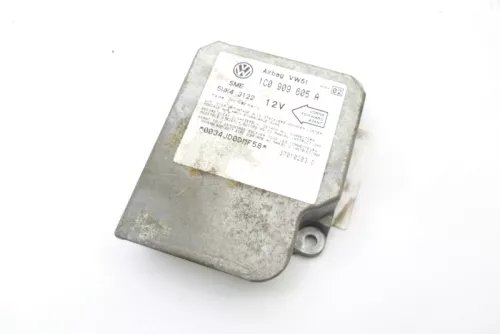VW Golf 4 Bora T5 Steuergerät Airbag Airbagsteuergerät 1C0909605A 27 Index 02 (160924)