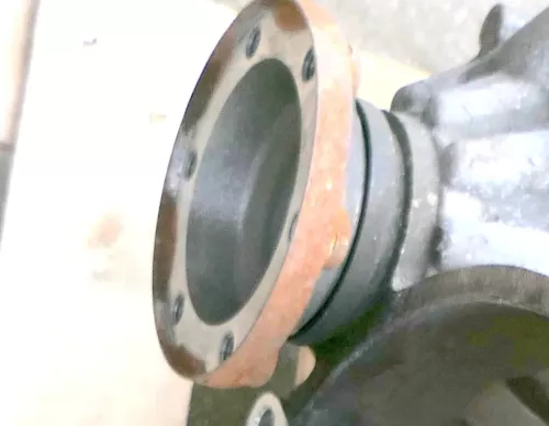 1x VW Polo 9N Ibiza Flanschwelle Flansch an Getriebe 02A409355H  ## (178071)