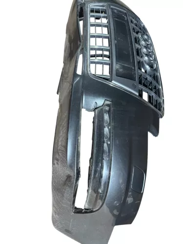 A6 4F Frontstoßstange Stoßstange vorn Stoßfänger grau LZ7S mit Grill - S-line (185852)