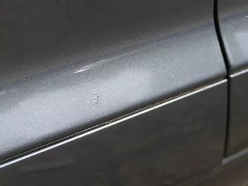 Audi A6 4F C6 Tür Türblatt vorne links Fahrertür grau LZ7S - ohne Anbauteile (185858)