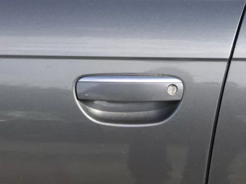 Audi A6 4F C6 Tür Türblatt vorne links Fahrertür grau LZ7S - ohne Anbauteile (185858)