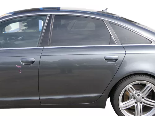 Audi A6 4F C6 Tür mit Türblatt hinten links grau LZ7S - ohne Anbauteile (185859)