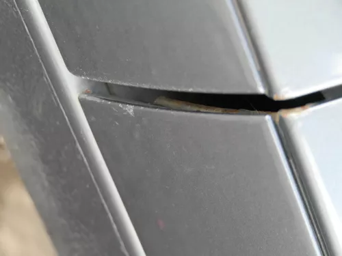 Audi A6 4F C6 Tür Türblatt vorne rechts Beifahrertür grau LZ7S - ohne Anbauteile (185860)