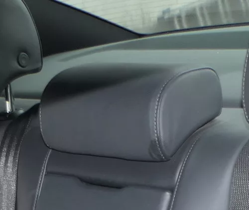1x Audi A6 4F C6 Kopfstütze hinten mitte mittig Kopfstützen Leder Perlnappaleder (185881)