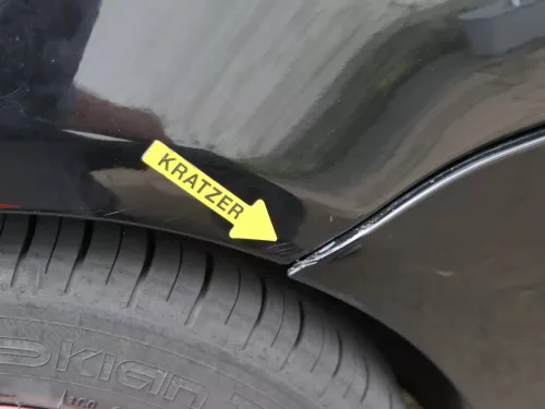 VW Lupo Kotflügel vorne rechts schwarz L041 (185988)