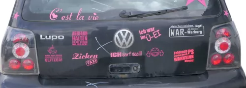 2x VW  Lupo Arosa Rückleuchten Heckleuchten Sport Tuning   E4 (185990)