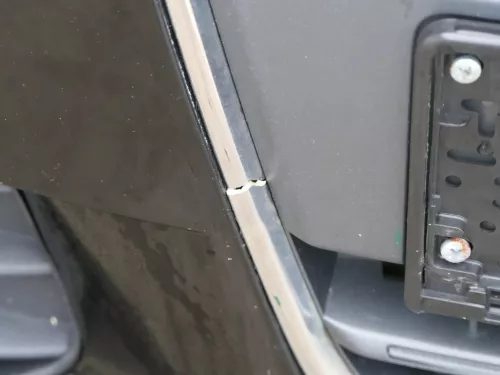 A4 8K B8 Kombi Avant Stoßstange vorne mit Spoiler schwarz LY9B + Grill -BILDER! (186154)