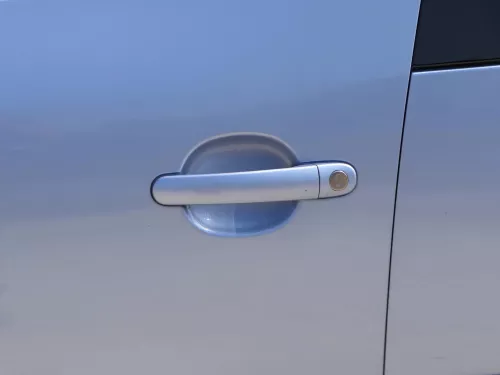 Skoda Roomster 5J Tür vorne links Fahrertür blau LF5Y (ohne Anbauteile) (186254)