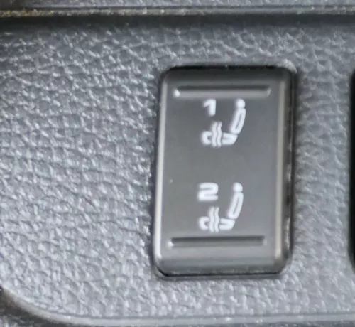 1x Skoda Fabia 5J Sitz Sitzheizung Schalter rechts /links vorne Knopf  (182256)