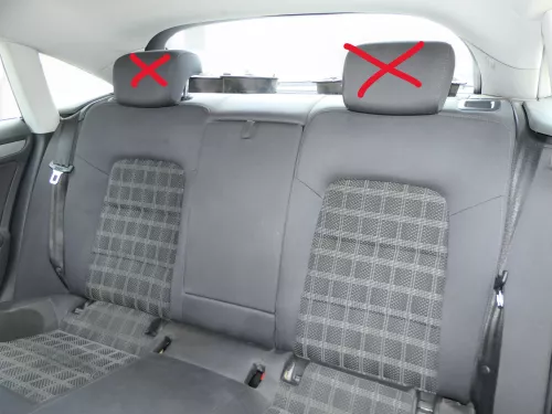 Audi A5 8T Sportback Sitz Rückbank Rücksitzbank hinten 3-Punkt-Gurt schwarz  (186351)