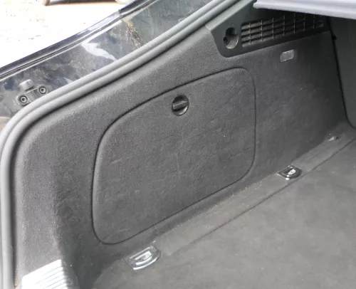 A5 Sportback 4/5-Tür Abdeckung Verkleidung Kofferraum hinten links Seite schwarz (186322)
