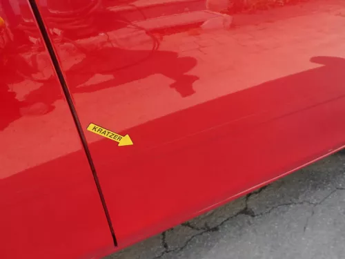Fabia 5J Limousine Tür vorne rechts Beifahrertür rot LF3K - ohne Anbauteile (186440)