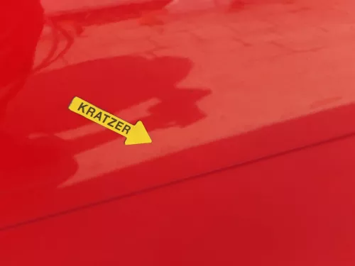 Fabia 5J Limousine Tür vorne rechts Beifahrertür rot LF3K - ohne Anbauteile (186440)