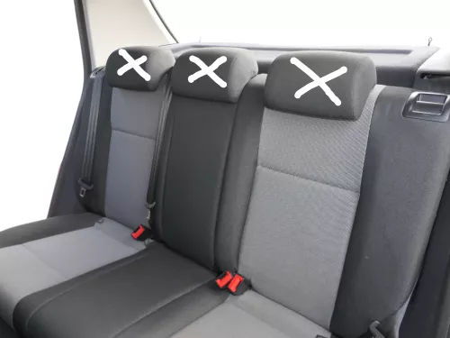 Skoda Fabia 5J 5itz Sitze hinten Rückbank Rücksitzbank 3 Punkt Gurt Isofix anthr (186448)