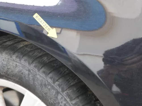 VW Passat 3C Kotflügel vorne rechts schwarz LC9X 3C0821022  (186472)
