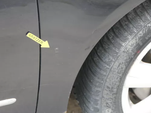 VW Passat 3C Kotflügel vorne rechts schwarz LC9X 3C0821022  (186472)