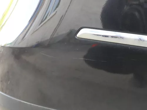 Passat 3C Kombi Stoßstange hinten Heckstoßstange Stoßfänger schwarz LC9Z PDC (186476)