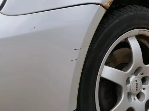 VW Touran 1T Stoßstange vorne Frontstoßstange Stoßfänger silber LA7W (186545)
