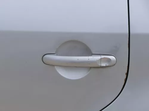 VW Touran 1T 1T3 Tür hinten links silber LA7W - ohne Anbauteile (186547)