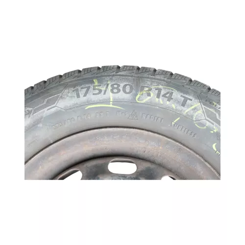 2x VW Golf 4 Bora 175/80 R14 88T M+S Winterreifen Reifen 6jx14H2 ET38 5mm (149621)