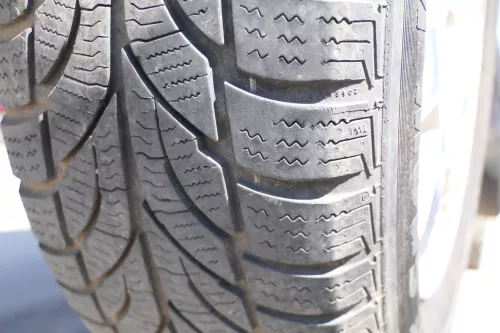 4x VW Golf 6 Plus 5M 195/65 R15 91T Winterreifen M+S NUR Reifen M&S ca. 4-7mm (157012)