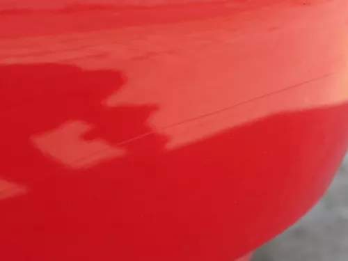 VW Polo 6N Stoßstange vorne 2-geteilte Frontstoßstange rot LP3G Stoßfänger +Nebe (186578)