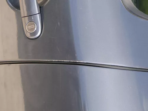 Skoda Octavia 1Z Kombi+Limo Tür vorne links Fahrertür grau LF8J OHNEAnbauteil (186590)