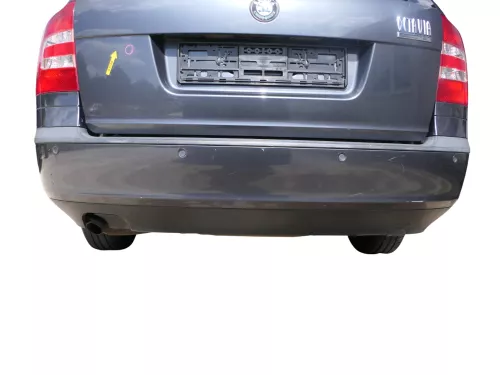 Skoda Octavia 1Z Combi Stoßstange hinten Heckstoßstange grau LF8J PDC