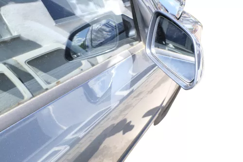 Skoda Octavia 1Z elektrischer Spiegel Außenspiegel rechts LF8J grau (186596)