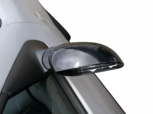 VW Golf 4 Bora manueller Spiegel vorne rechts Außenspiegel schwarz (186642)