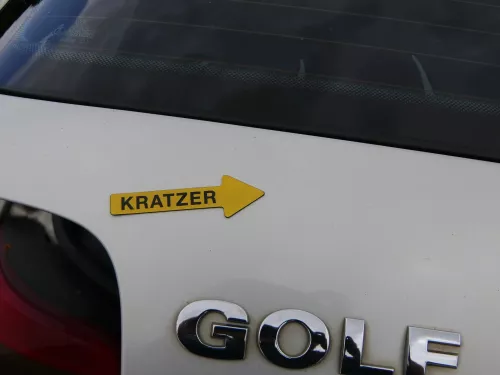 Golf 4 Limousine Heckklappe Kofferraumklappe Klappe hinten silber LB7Z -ohneAnb (186644)