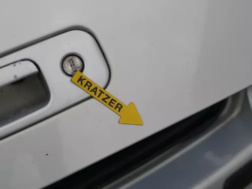 Golf 4 Limousine Heckklappe Kofferraumklappe Klappe hinten silber LB7Z -ohneAnb (186644)